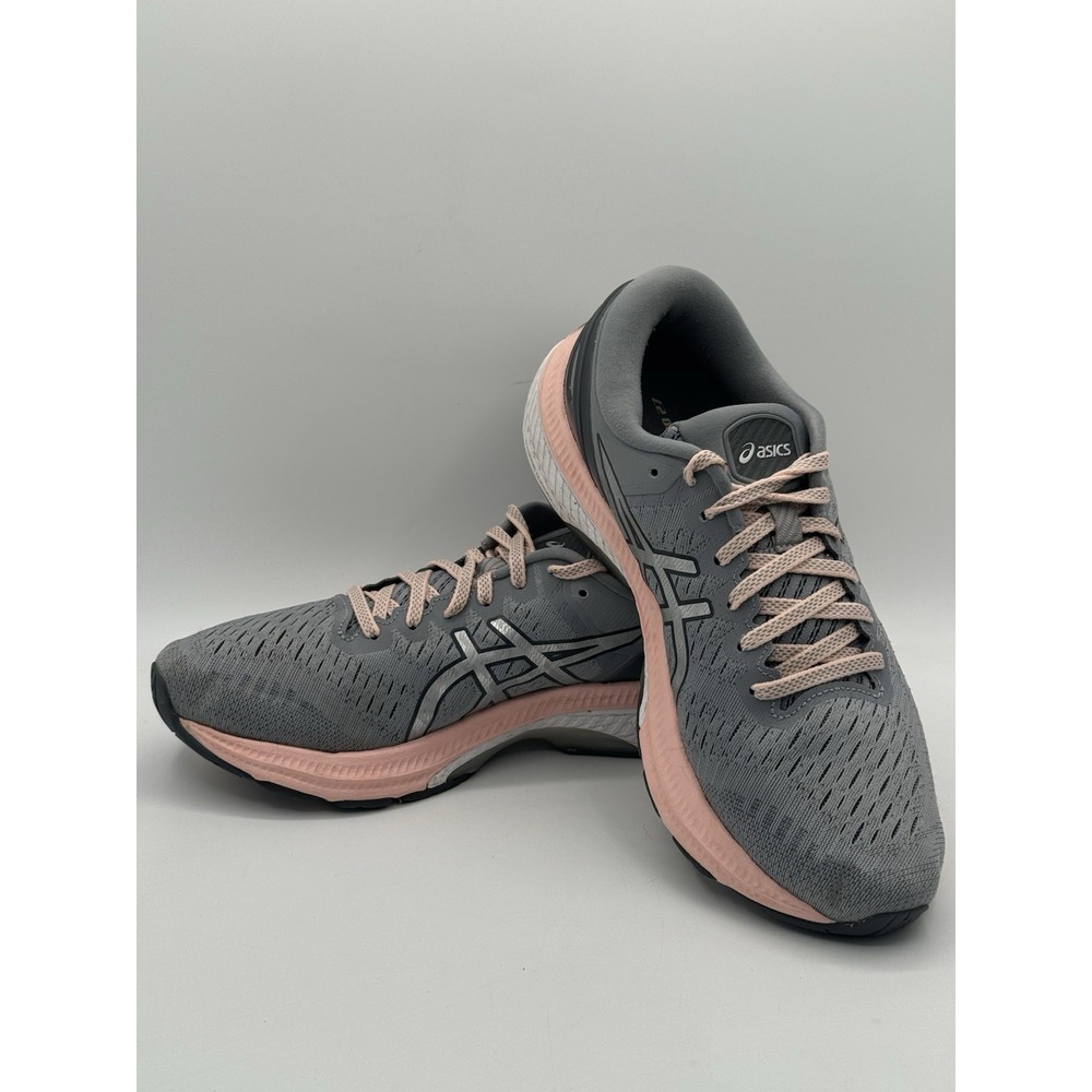ASICS Gel-Kayano 27 Women's Running Shoes Size 9 Gray Peach 1012A649 - Picture 12 of 13